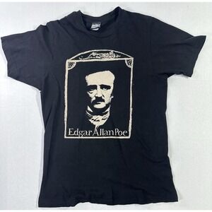 Edgar Allan Poe Gothic‎ Horror T-Shirt Small Impact Merch Black Literary